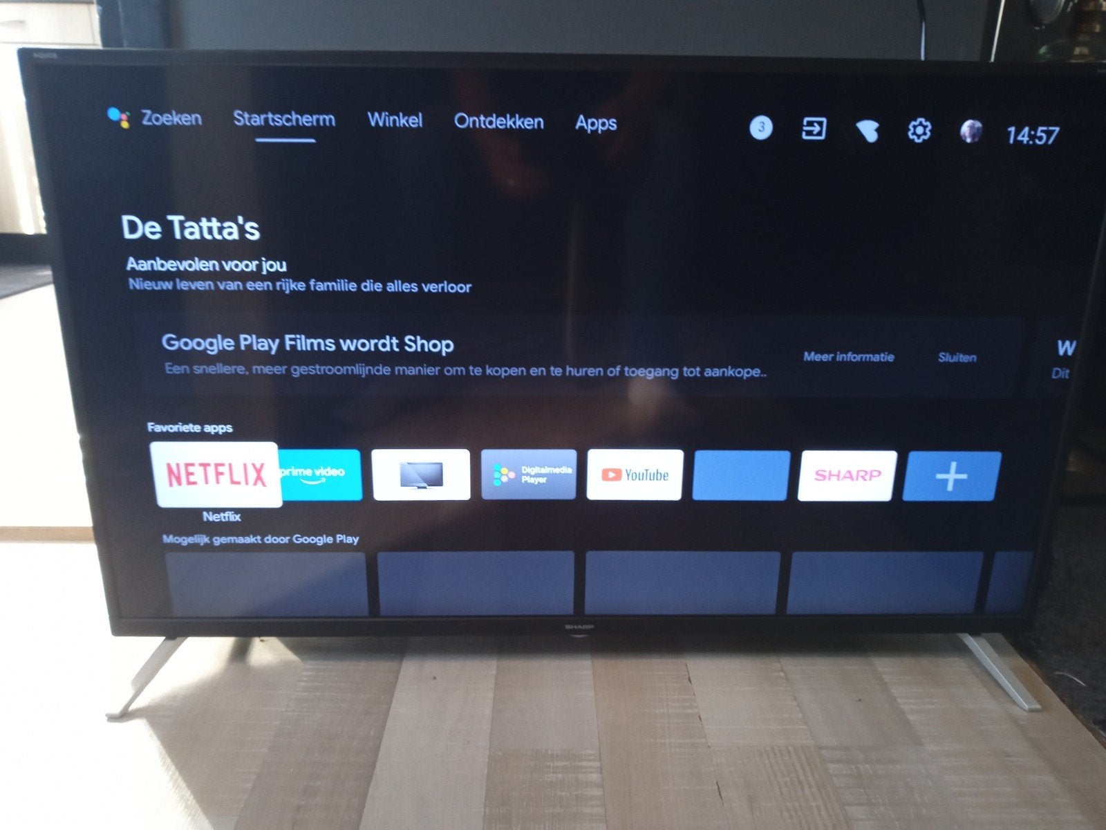 sharp Aquos 40 inch, Ophalen of Verzenden, Zo goed als nieuw, Tv en Weergevers