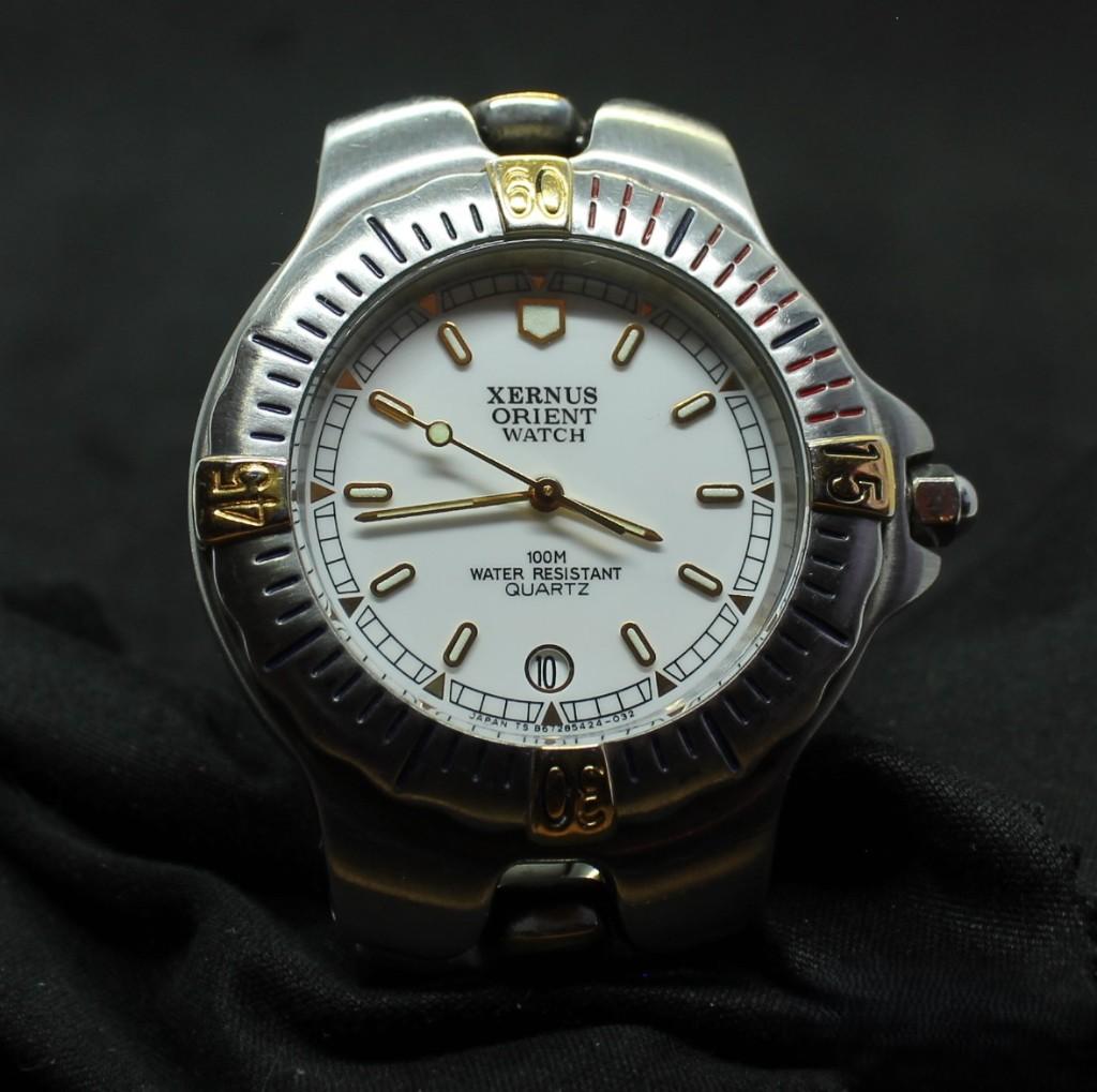 Vintage Xernus Orient Horloge, Overige merken, Staal, Met bandje, Polshorloge