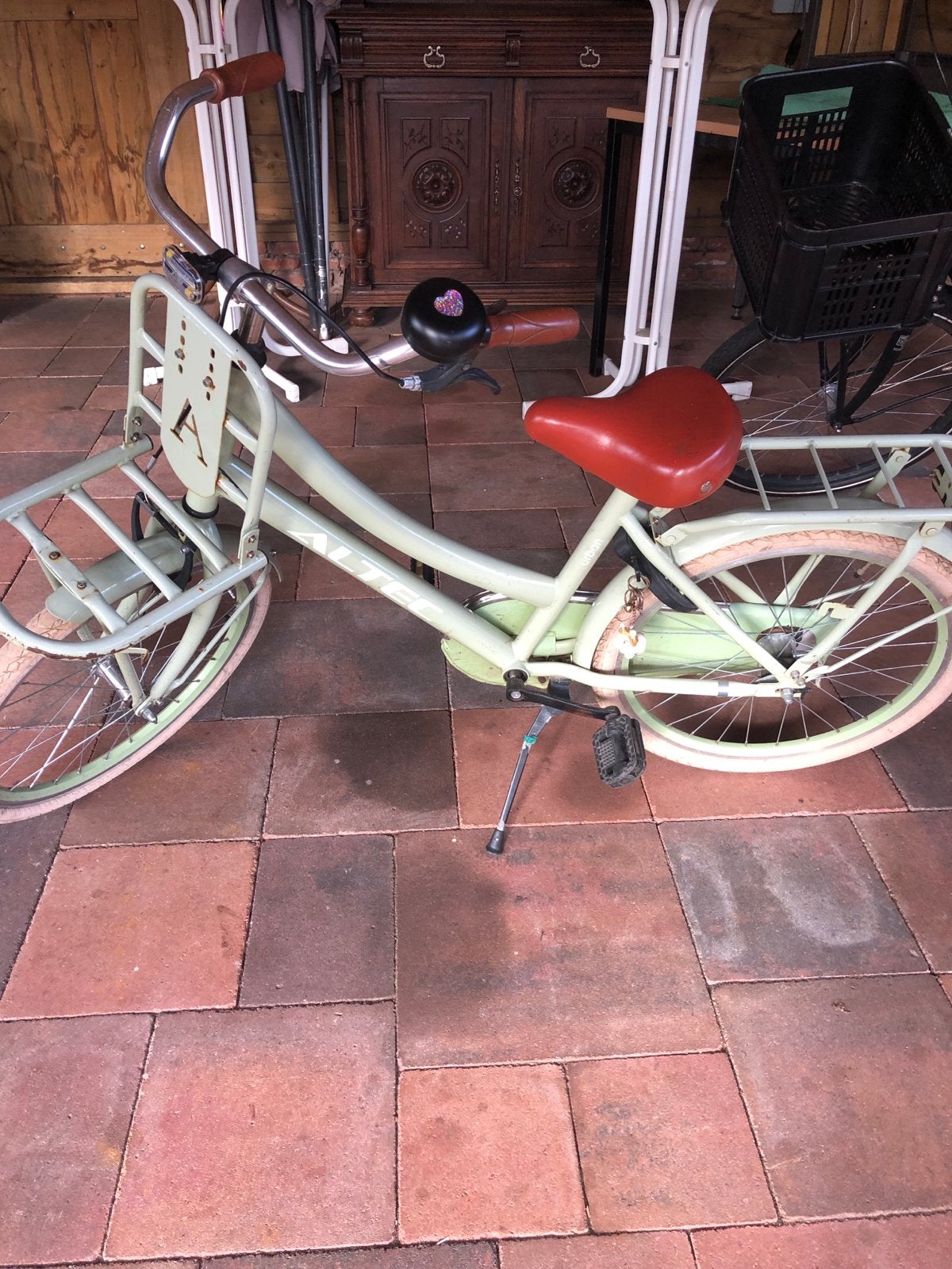 Altec Transportfiets 22 inch - Mintgroen, Fietsen en Brommers, Ophalen, Gebruikt, Terugtraprem, 22 inch