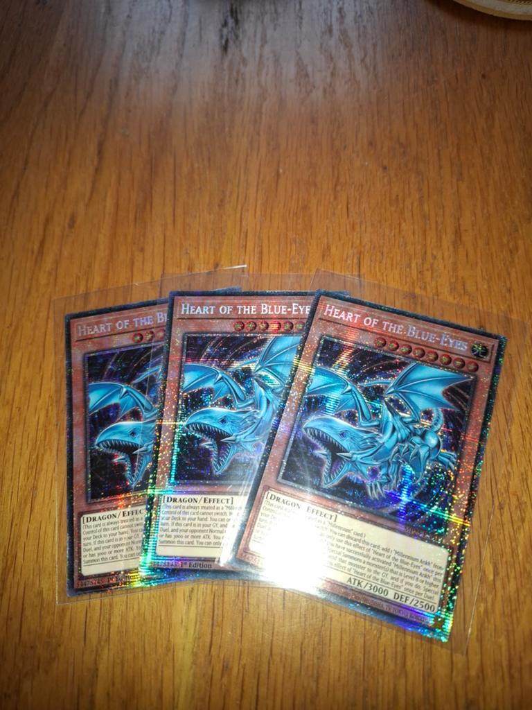 Heart of the Blue-Eyes  MP25  Starlight Rare  1st  Ed  NM, Ophalen of Verzenden, Nieuw, Meerdere kaarten, Foil