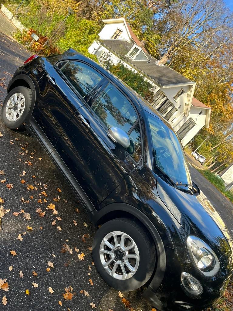 Fiat 500X 1.6 110pk 2017 Zwart, Voorwielaandrijving, 4 cilinders, 500X, Zwart