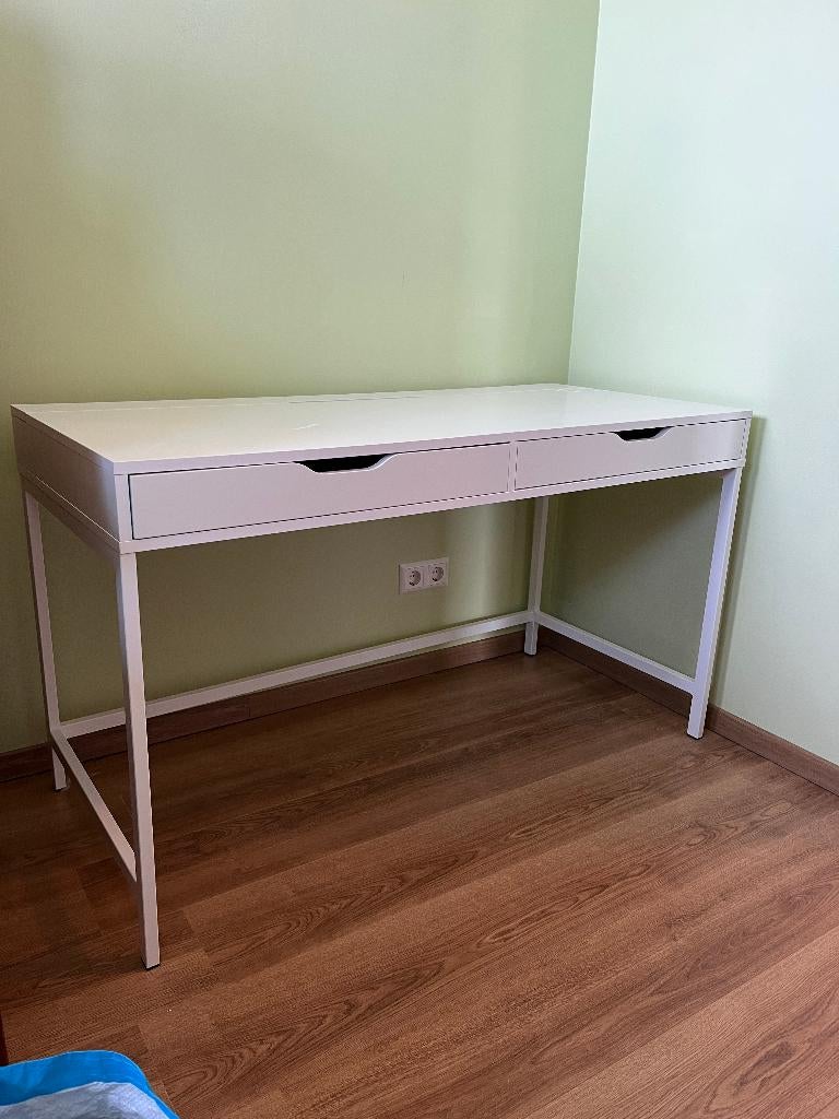 Wit bureau Ikea Alex, Huis en Inrichting, Ophalen, Gebruikt, Hout, IKEA