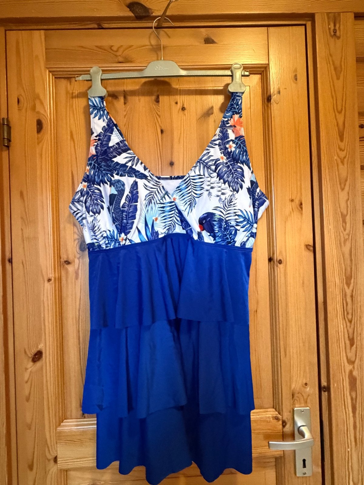 Tankini met broekje 4XL nieuw, Kleding | Dames, Ophalen of Verzenden, Zo goed als nieuw, Blauw, Bikini