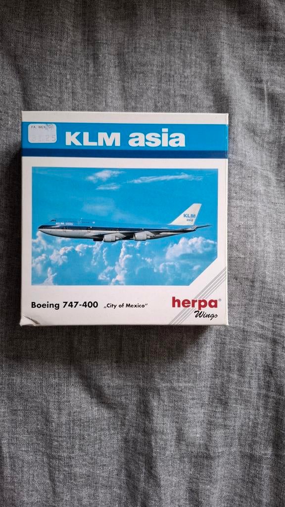 Herpa 1:500 KLM Asia, Hobby en Vrije tijd, Modelbouw | Vliegtuigen en Helikopters, Ophalen of Verzenden, 1:200 of kleiner, Overige merken