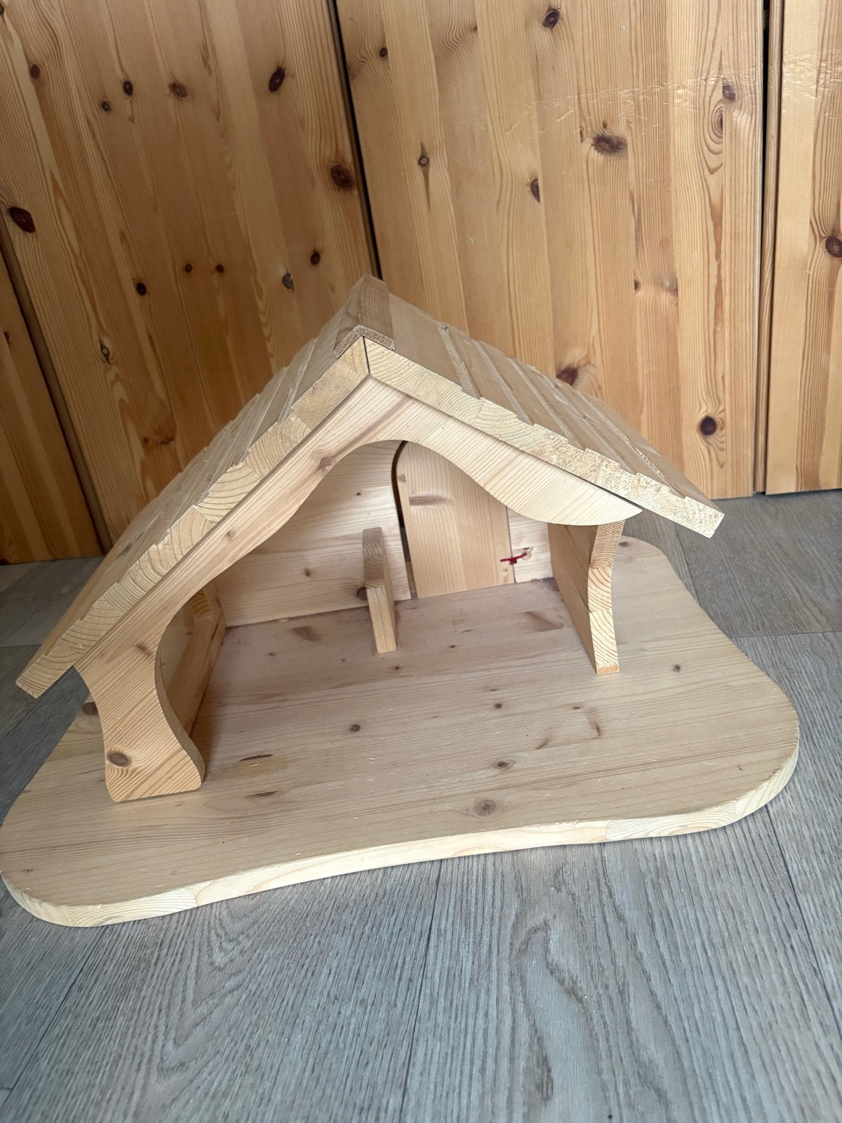 Holztiger kerststal boerderij, Ophalen, Gebruikt