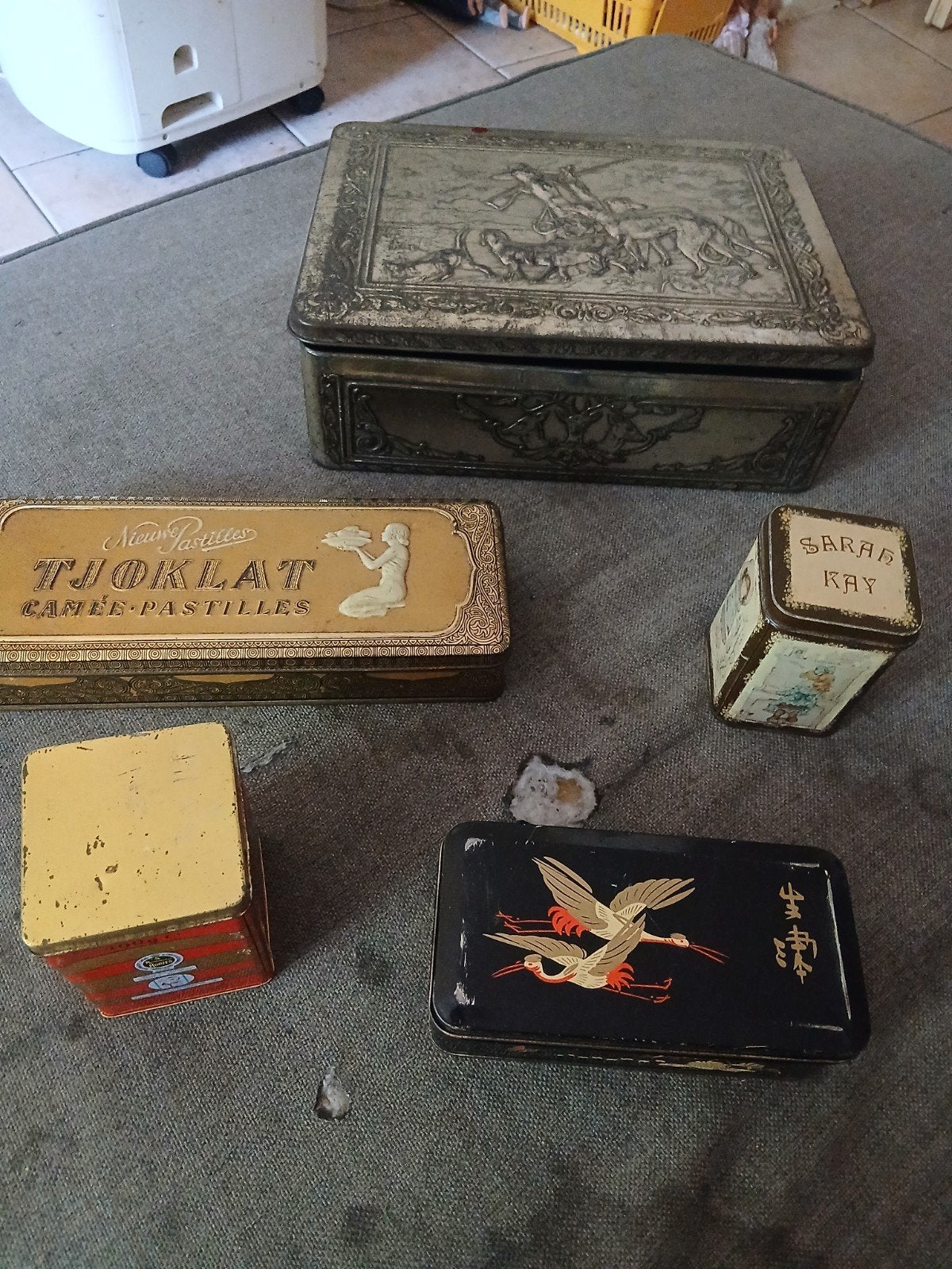 Oude blikken, Verzamelen, Blikken, Ophalen of Verzenden, Gebruikt, Overige