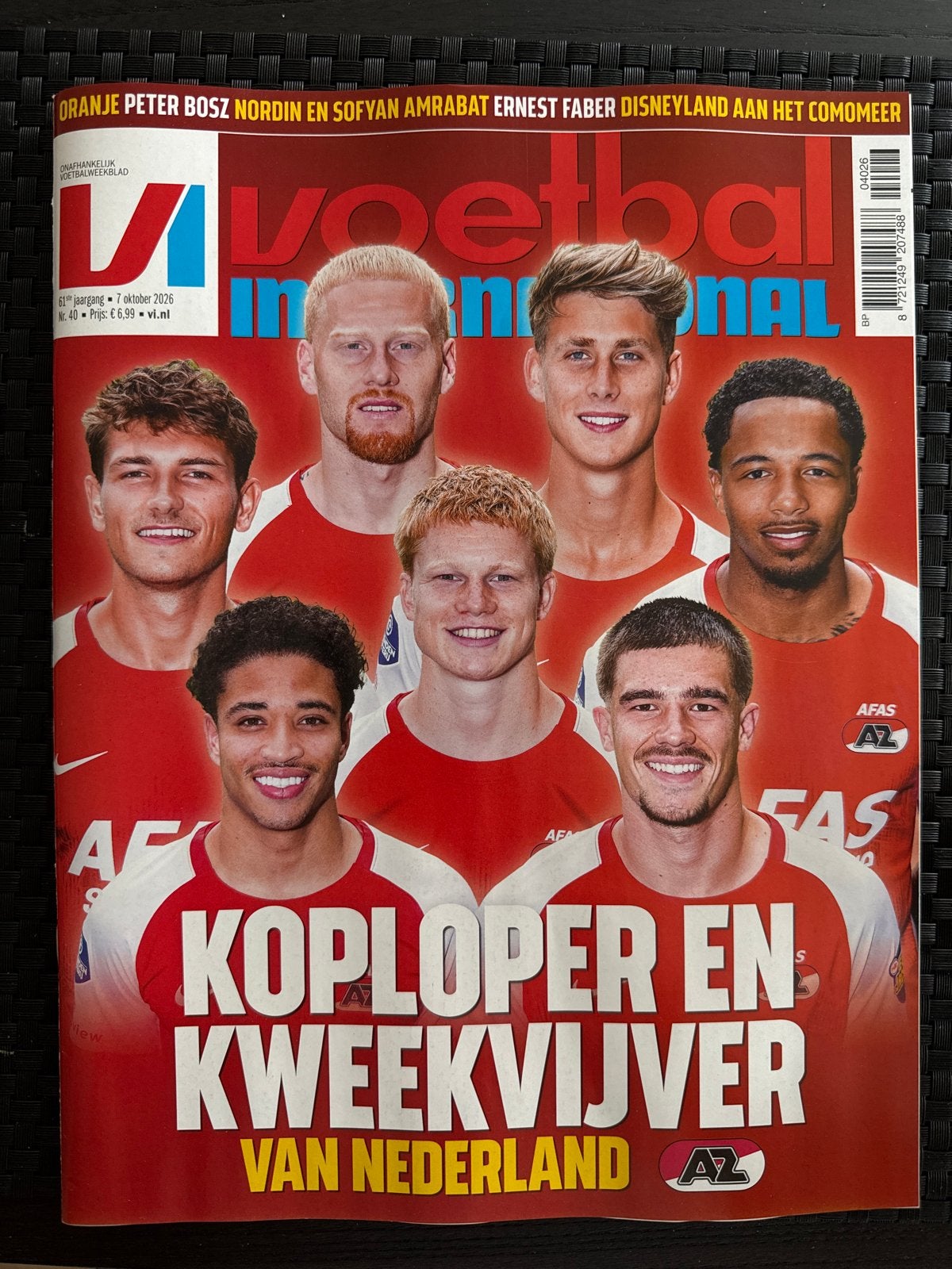 Voetbal International - nr. 40 - 7 oktober 2026, Ophalen of Verzenden, Nieuw