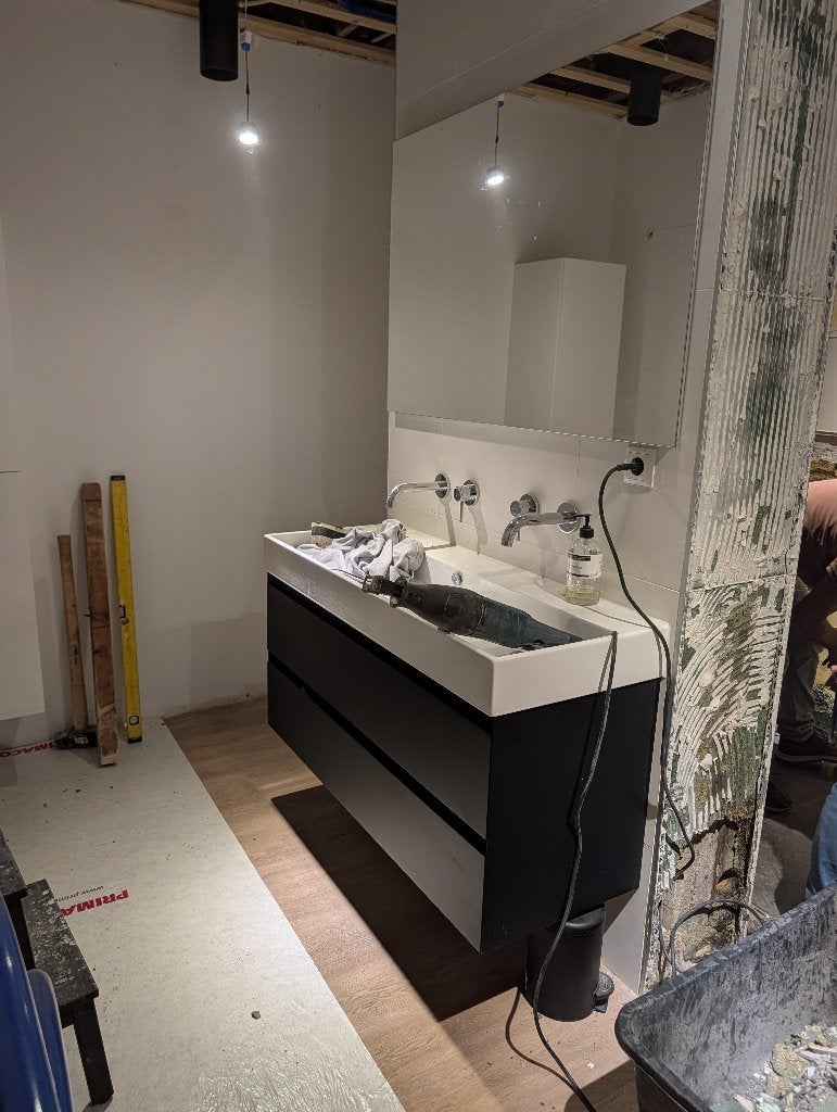 Badkamer meubels, Huis en Inrichting, Ophalen, Gebruikt, Overige typen, 50 tot 100 cm