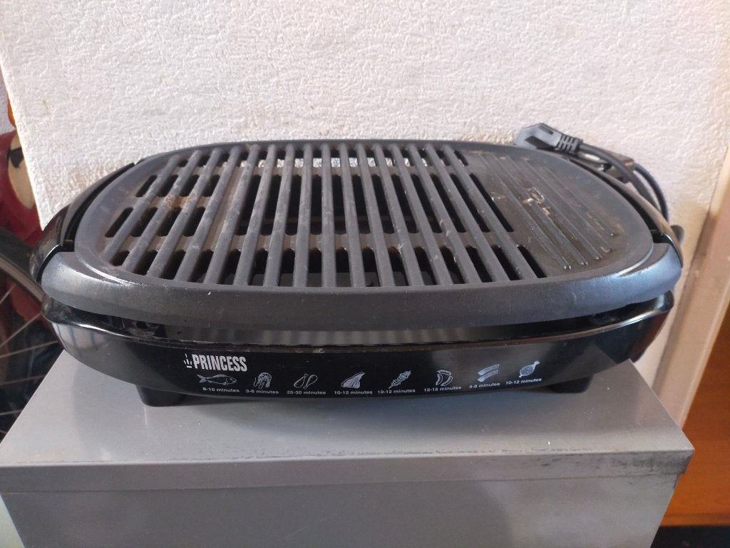 Princess elektrische tafelgrill, Ophalen of Verzenden, Gebruikt, Tafelgrill