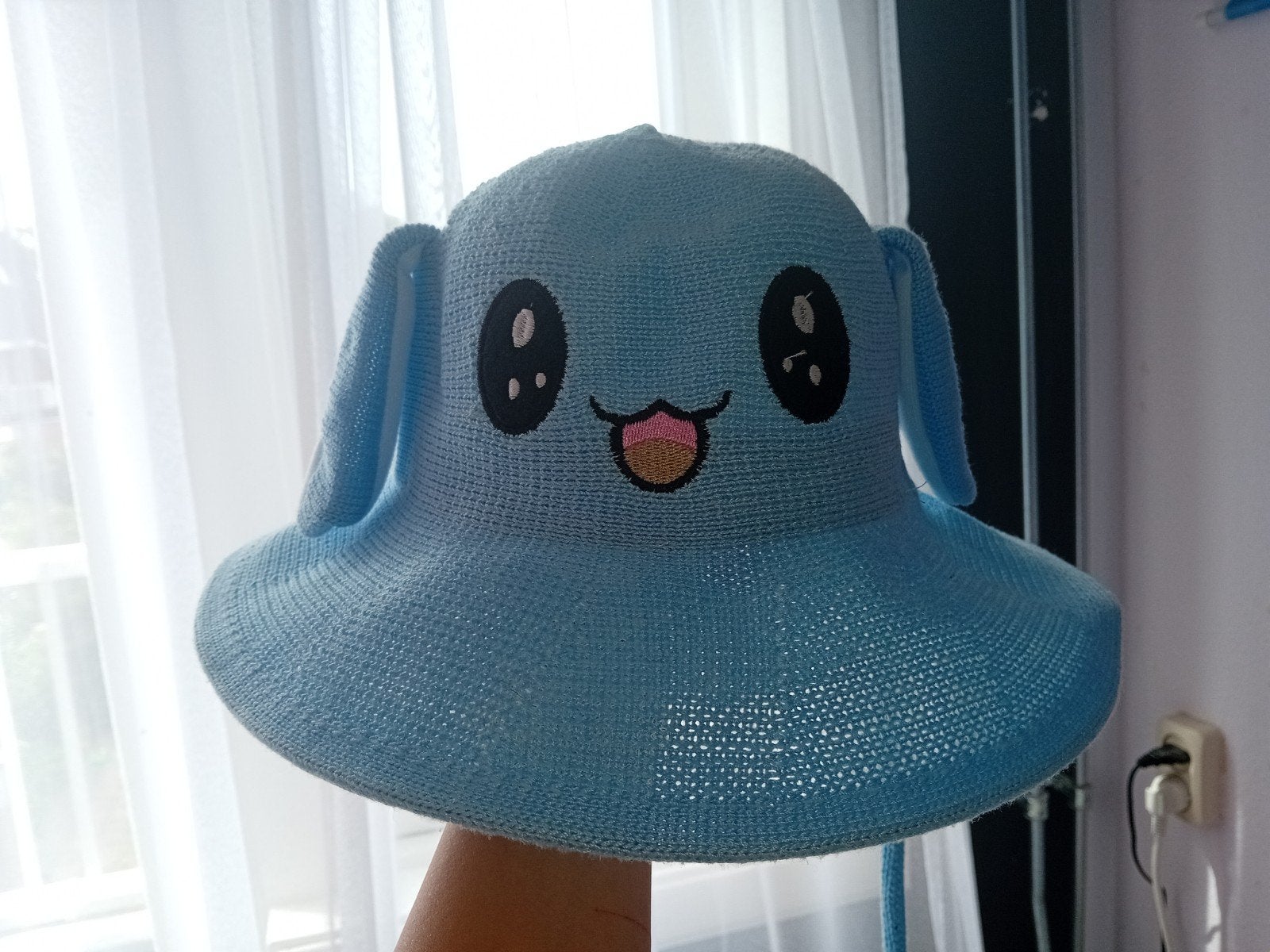 Kawaii blauwe konijnen flapoor hoed, Kinderen en Baby's, Kinderkleding | Petten en Hoeden, Ophalen, Gebruikt, Jongen of Meisje
