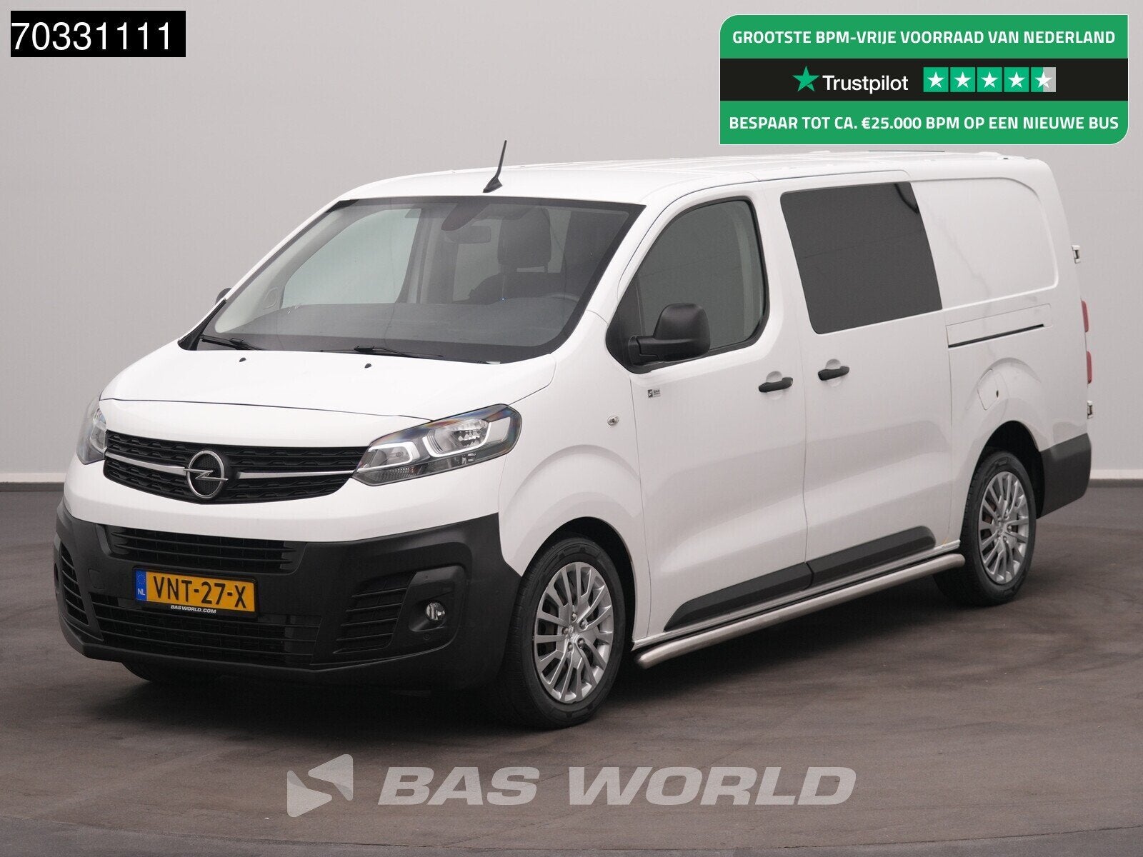 Opel Vivaro 145PK Dubbel Cabine 2x Schuifdeur Automaat L3H1, Auto's, Automaat, Stof, Euro 6, 4 cilinders