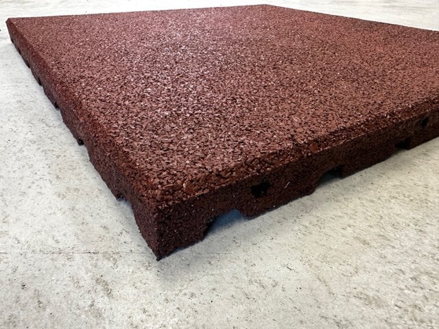 10 nieuwe rubbertegels ROOD 50x50x2,5 op=op, Ophalen of Verzenden, Nieuw
