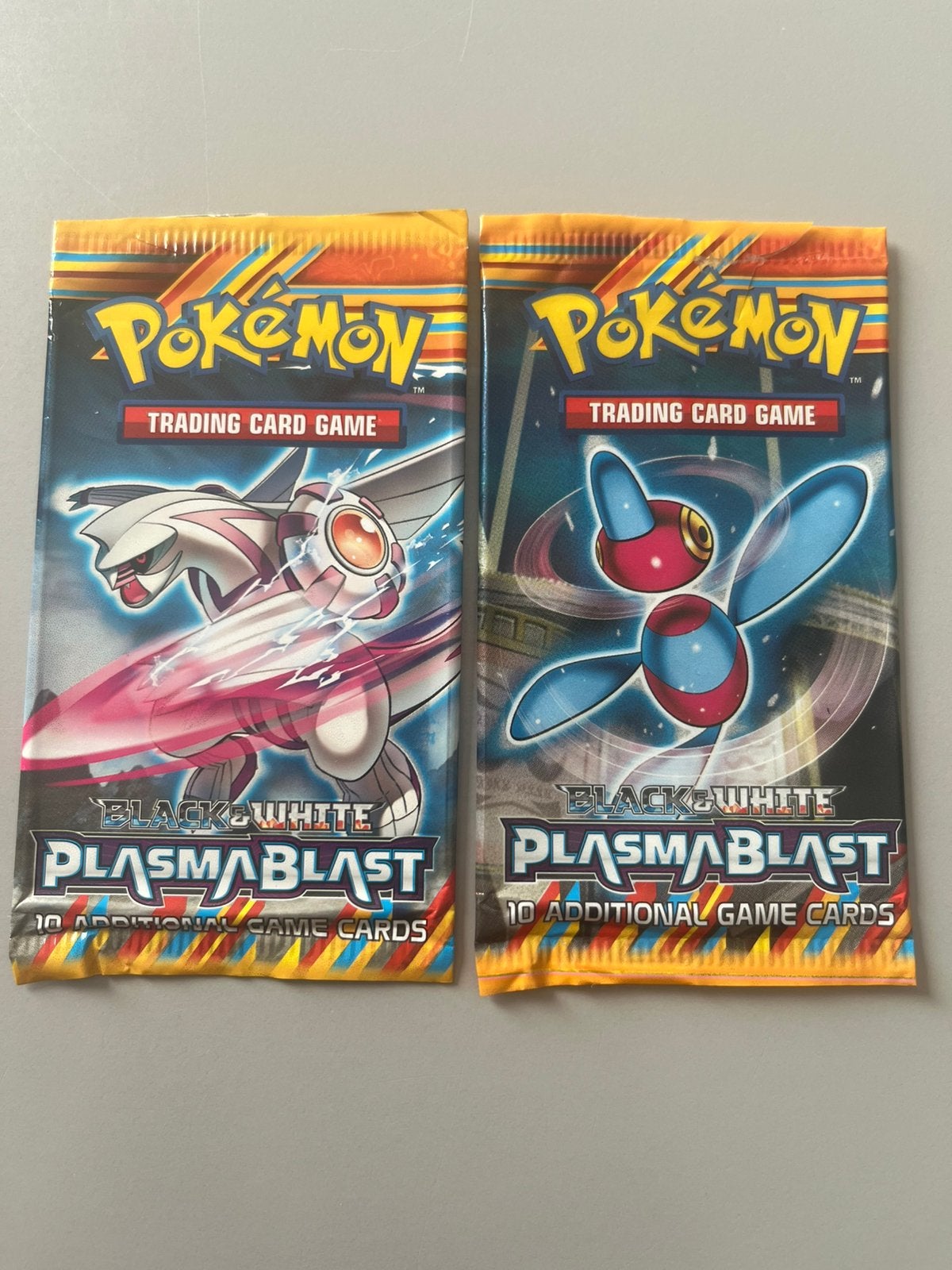 Pokemon booster empty B&W plasma blast 2x, Ophalen of Verzenden, Gebruikt, Booster