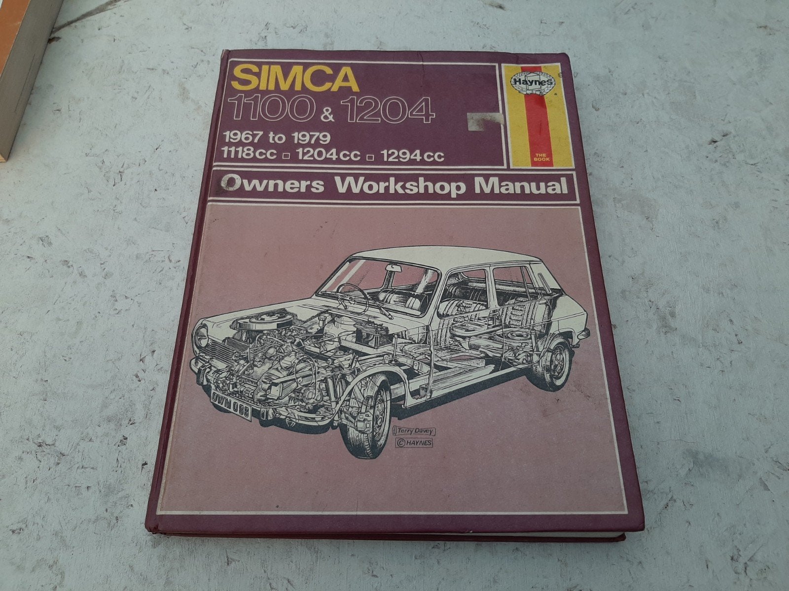 Haynes Owners Workshop Manual Simca 1100 & 1204 (1967-1979), Ophalen of Verzenden