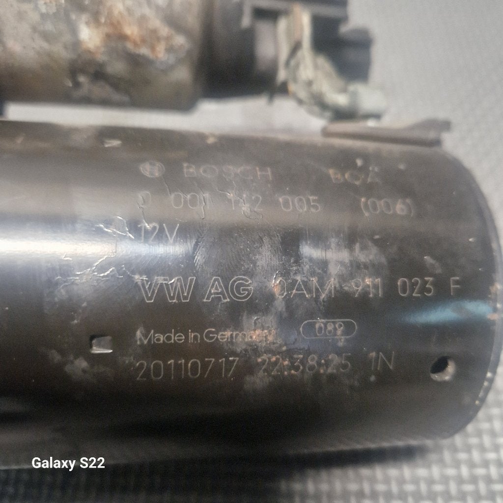 VW PASSAT B7 STARTMOTOR/ 911 023 F, Gebruikt, Volkswagen, Ophalen of Verzenden, Vw