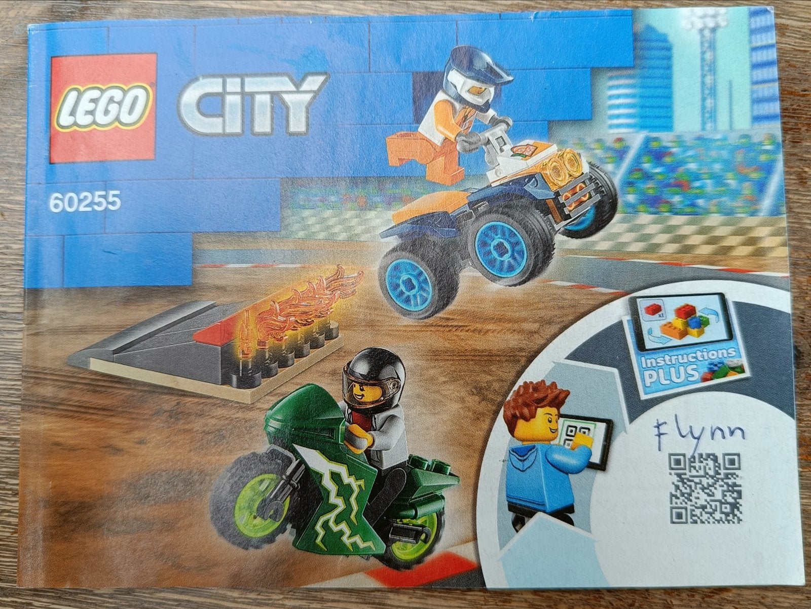 LEGO City 60255 Stuntteam - Quad en Motor, Ophalen of Verzenden, Zo goed als nieuw