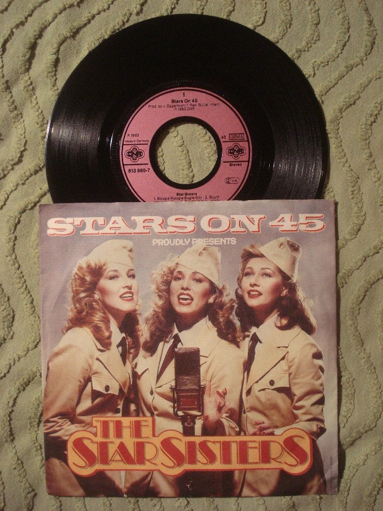 Stars on 45 7" Vinyl Single: ‘The Star Sisters’ (Duitsland), Ophalen of Verzenden, Zo goed als nieuw, 7 inch, Pop