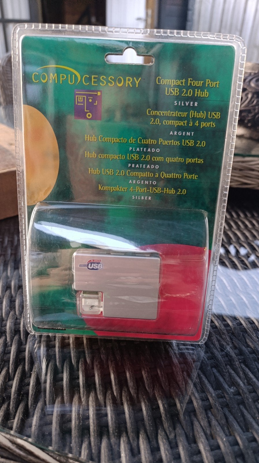 COMPUCESSORY Compact 4-Poorts USB 2.0 Hub, Computers en Software, Overige Computers en Software, Ophalen of Verzenden