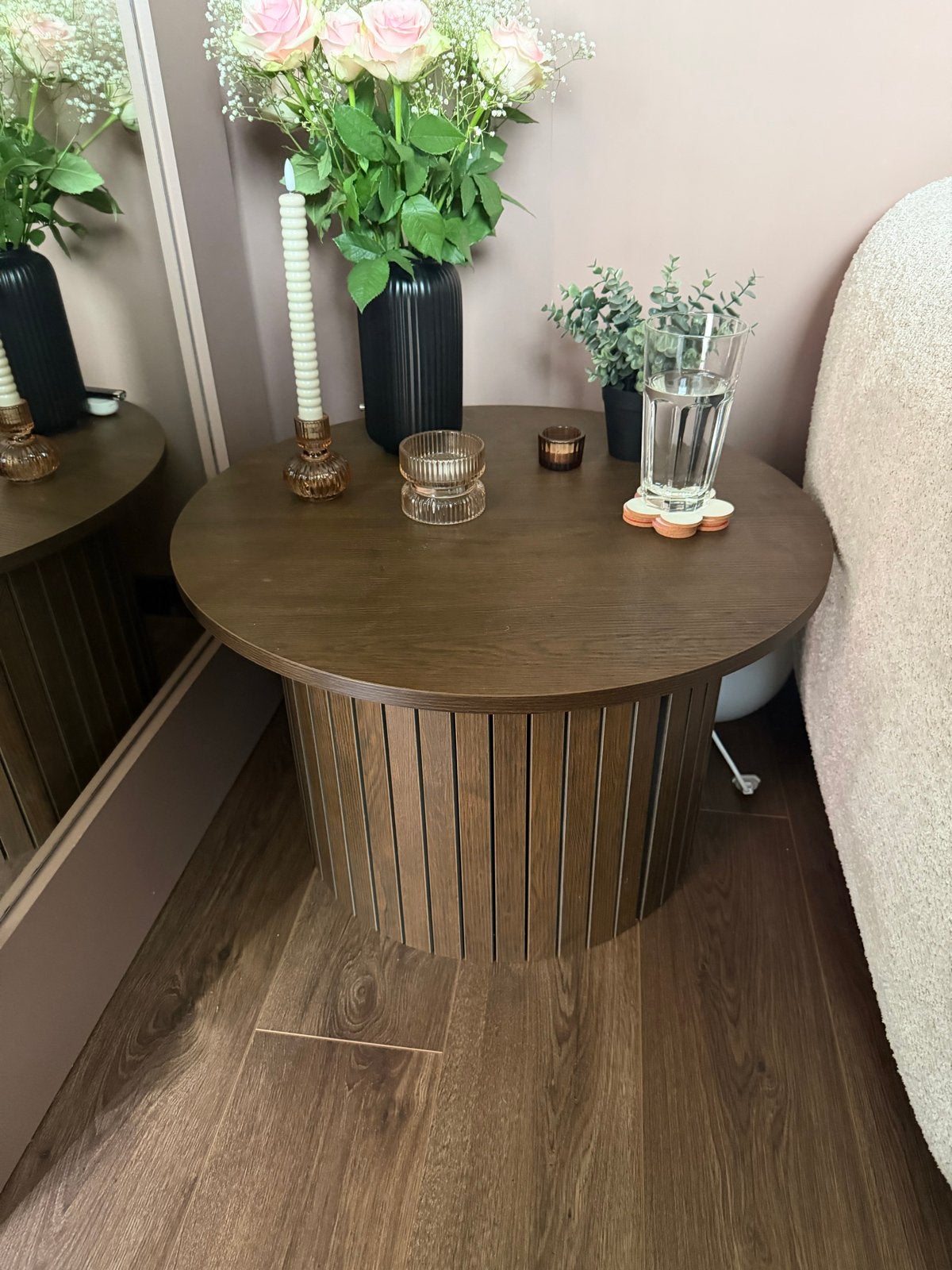 Gloednieuwe JYSK Spodsbjerg salontafel donker eiken, Huis en Inrichting, Tafels | Salontafels, Ophalen, Nieuw, 50 tot 100 cm, 5 – 50
