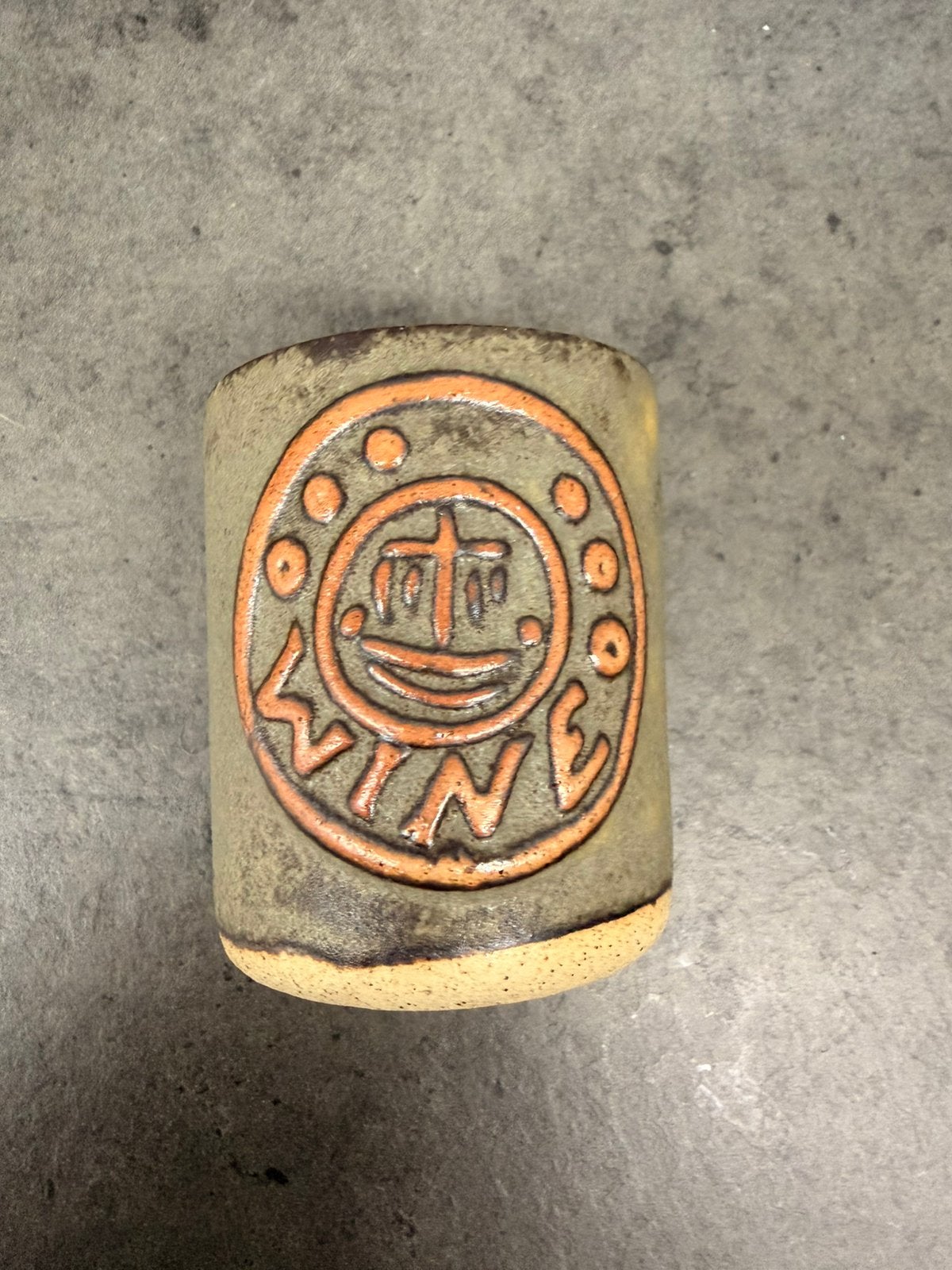 Jaren 70 Tremar pottery wijn beker, Ophalen of Verzenden