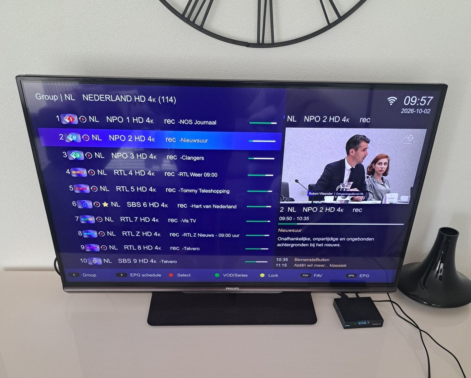 Philips 42PFL6057K/12 Smart LED 3D-TV - Full HD LED, Audio, Tv en Foto, Ophalen, Philips, 50 Hz, 100 cm of meer