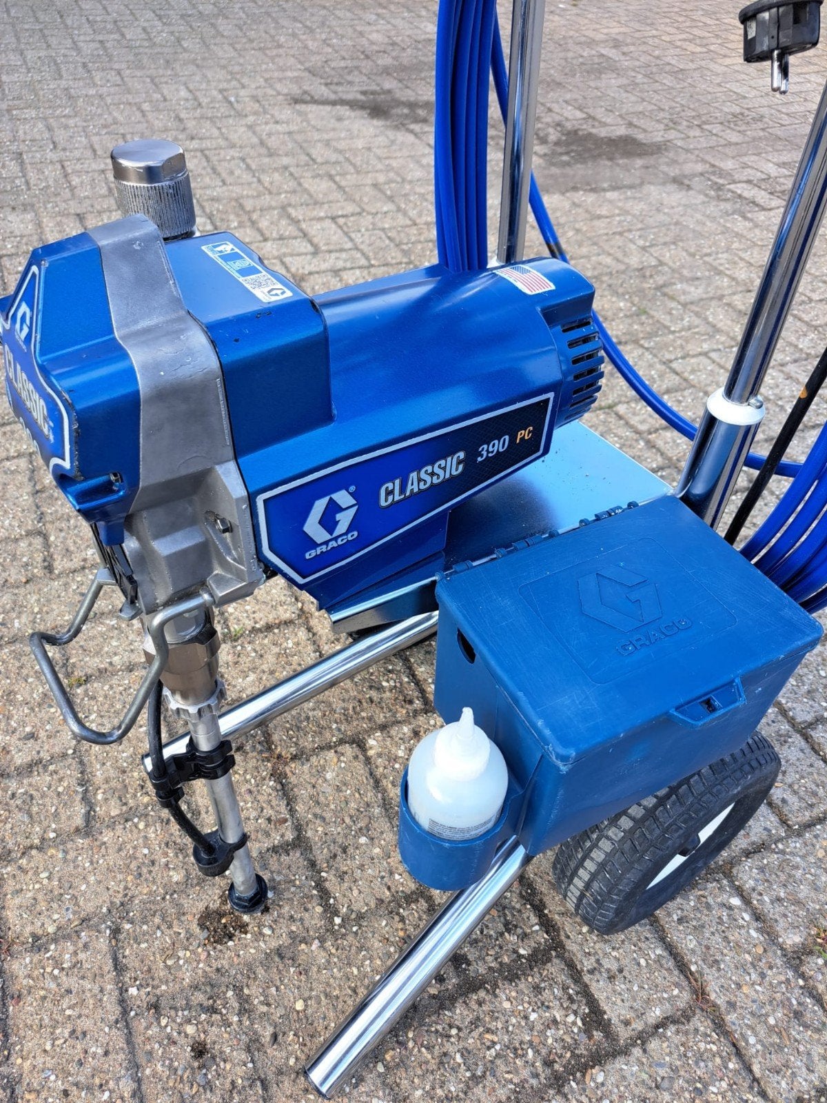 Graco 390 classic, Doe-het-zelf en Verbouw, Schildersmaterialen, Ophalen, Zo goed als nieuw, Verfspuit of Verfpomp