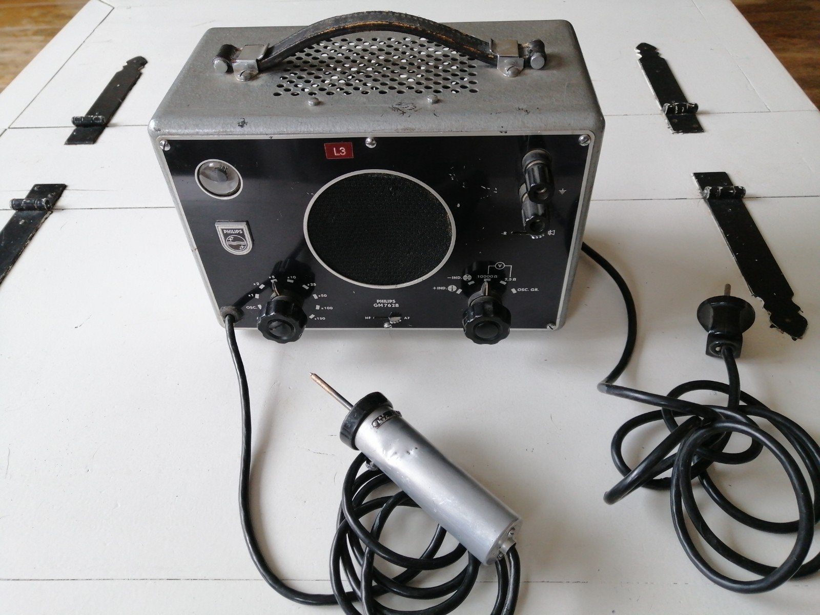 Philips GM7628/01 buizenvoltmeter met HF-sonde, Ophalen of Verzenden