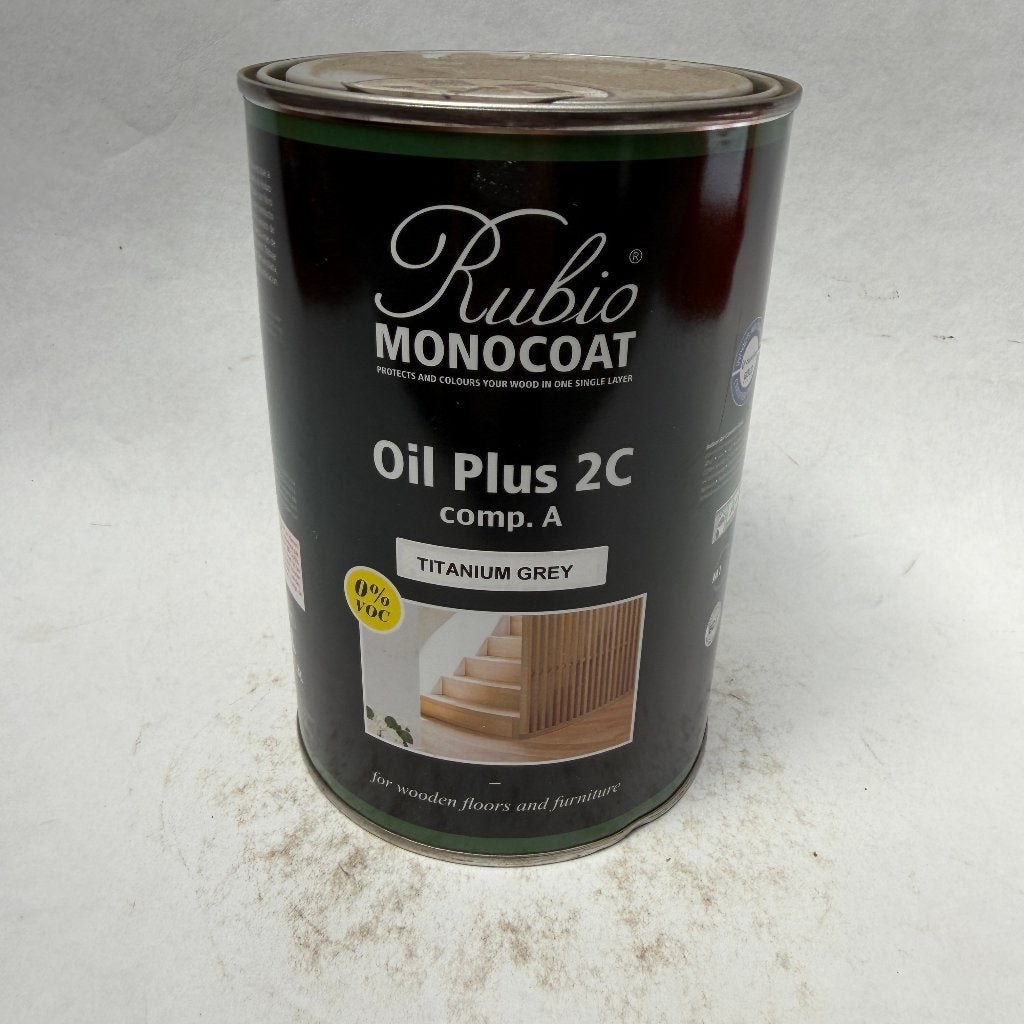 Rubio Monocoat Oil Hout Olie Lak Titanium Grey 1L
