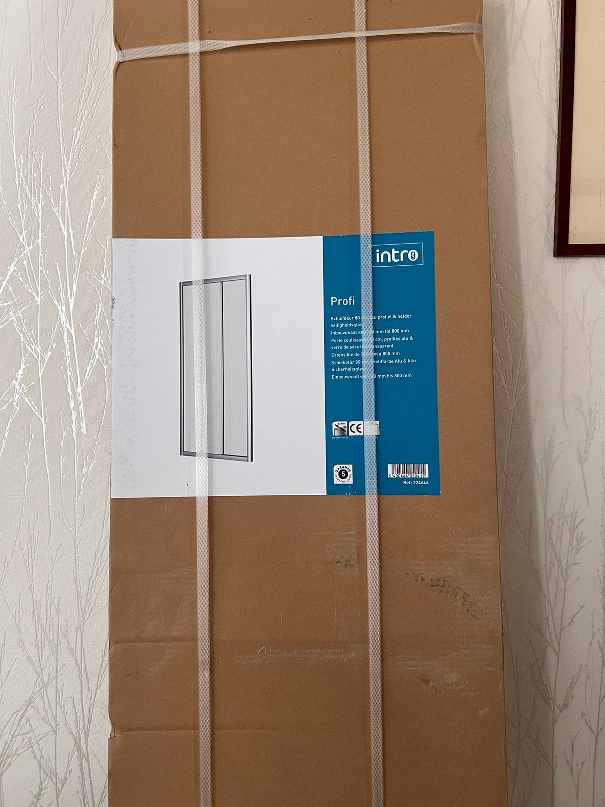 Nieuw in doos: Intro Profi Schuifdeur / Douchedeur 80x195 cm, Ophalen, Nieuw, Glas, Douche