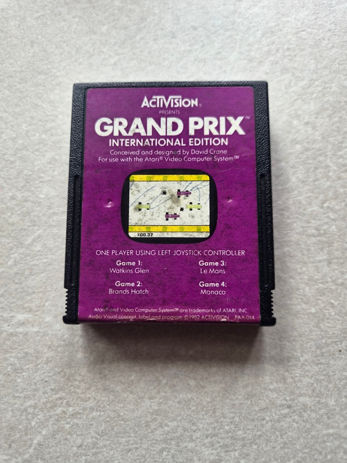 Atari 2600 - Grand Prix, Spelcomputers en Games, Games | Atari, Gebruikt, 1 speler, Racen en Vliegen, Ophalen of Verzenden
