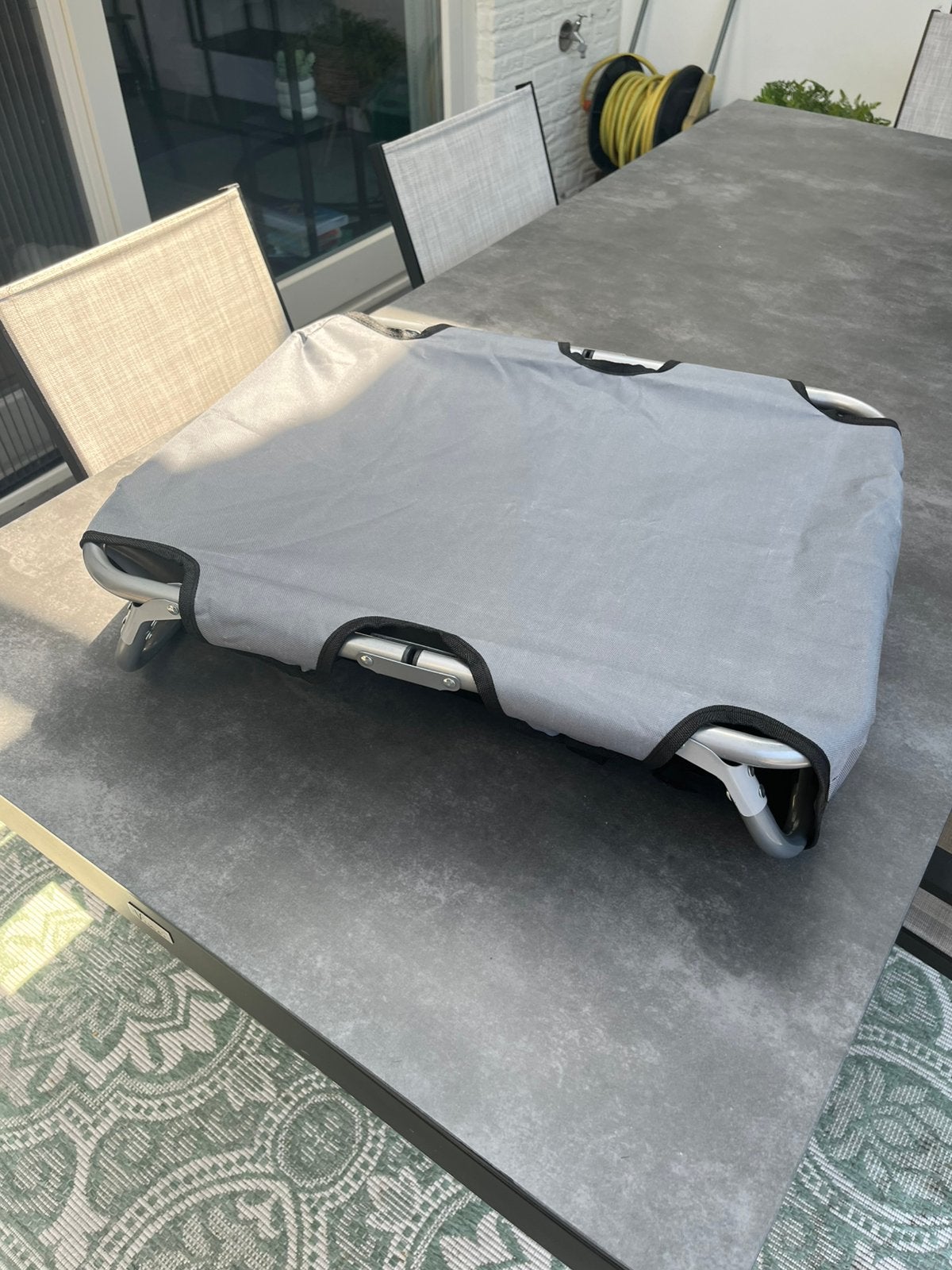 Ligbed hond, Ophalen, Zo goed als nieuw, Aluminium