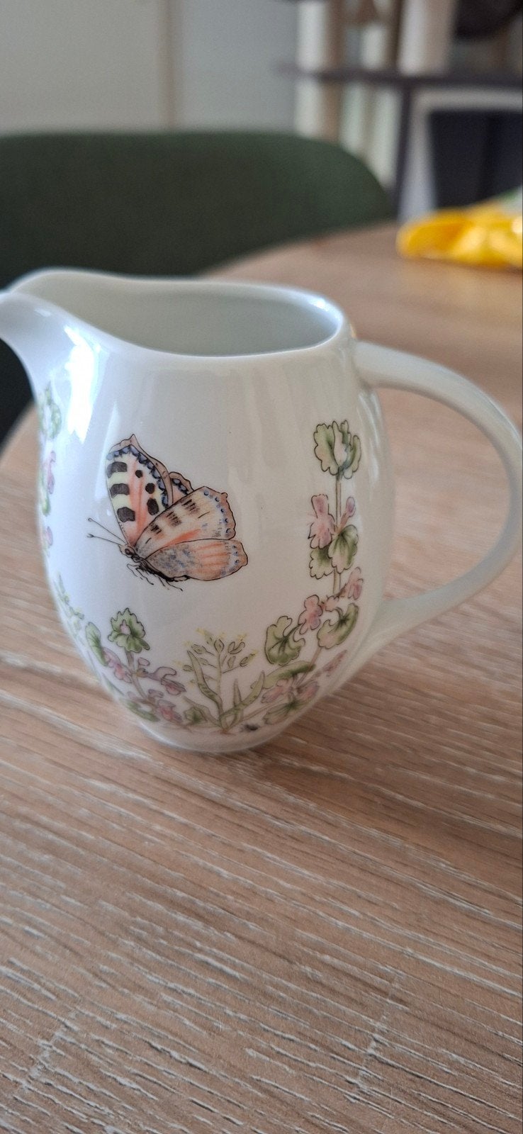 Vintage Scherzer Bavaria Melkkannetje – vlinderservies, Ophalen of Verzenden
