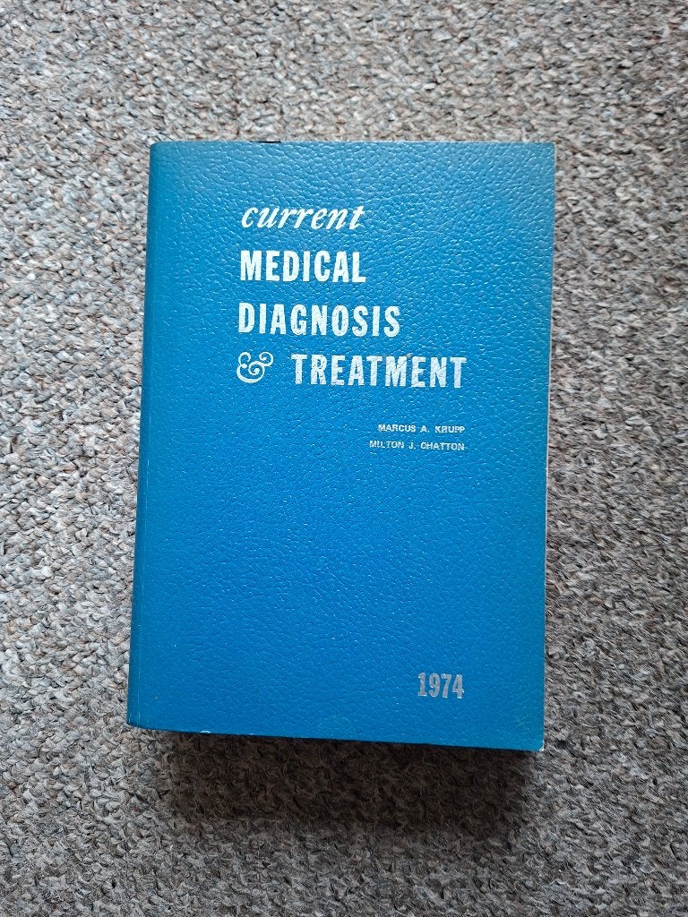 Current Medical Diagnosis Treatment 1974, Boeken, Verzenden, Gelezen, Milton J. Krupp