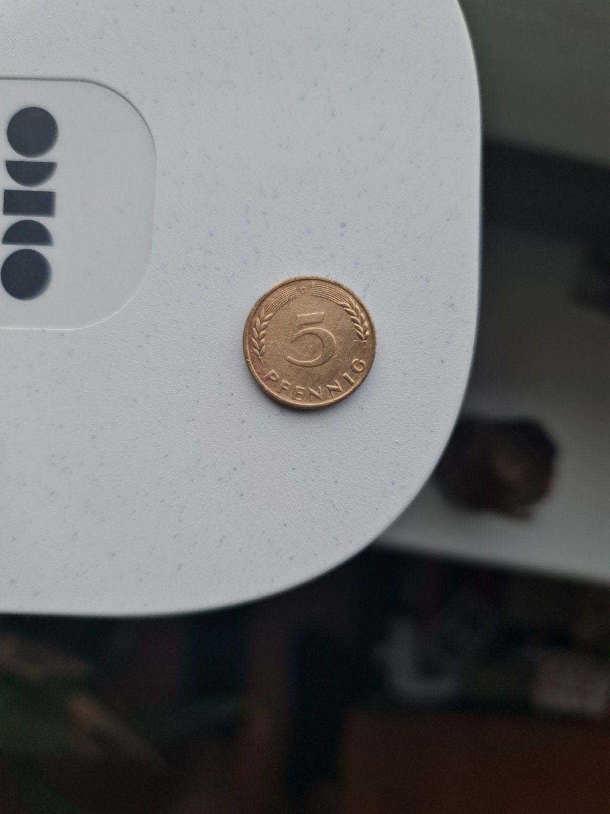 Duitse 5 Pfennig munt uit 1950, Ophalen of Verzenden, Duitsland, Losse munt, Goud