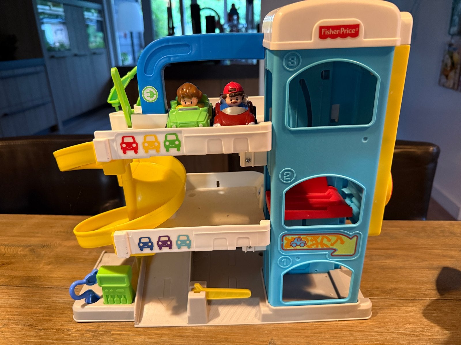 Fisher-Price Little People Garage Speelset met Auto's, Kinderen en Baby's, Speelgoed | Fisher-Price, Ophalen, Gebruikt, Speelset