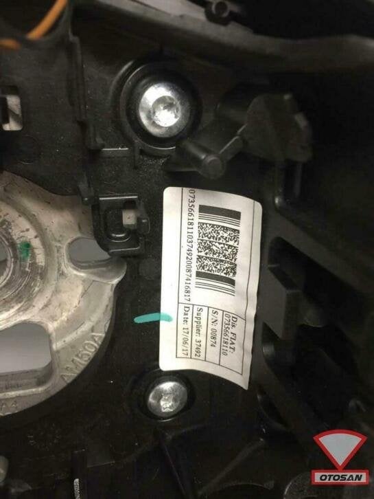 fiat 500x 2018 stuurwiel stuur mf cruise control 7356618110, Auto-onderdelen, Gebruikt, Stellantis Europe S.p.A., Ophalen of Verzenden