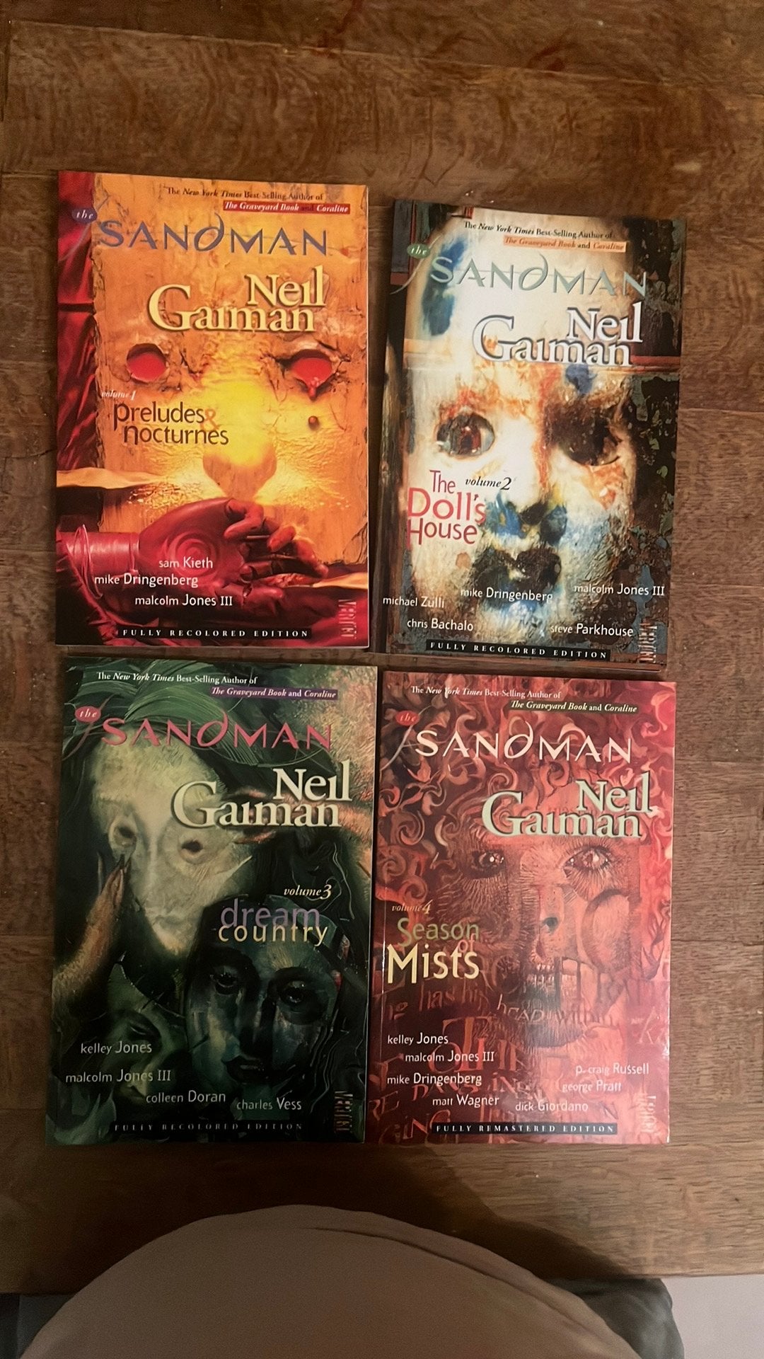 Sandman Neil Gaiman volume 1,2,3,4, Boeken, Strips | Comics, Amerika, Ophalen of Verzenden, Zo goed als nieuw, Meerdere comics