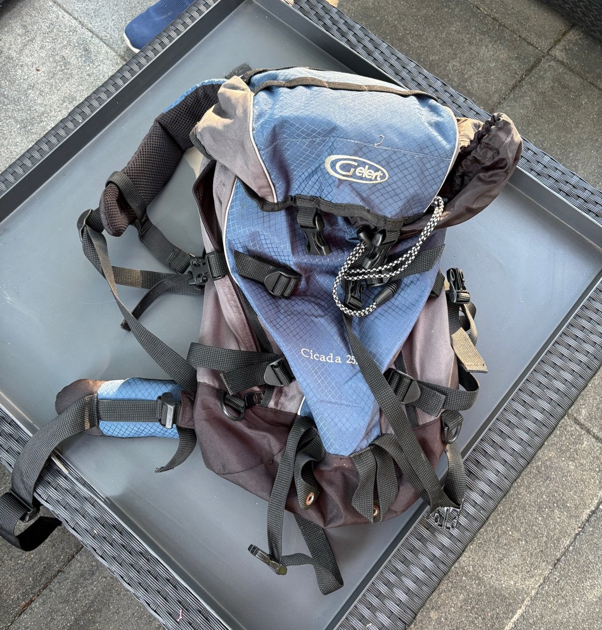 Gelert Cicada 25L wandelrugzak met regenhoes, Ophalen, Gebruikt, Rugzak
