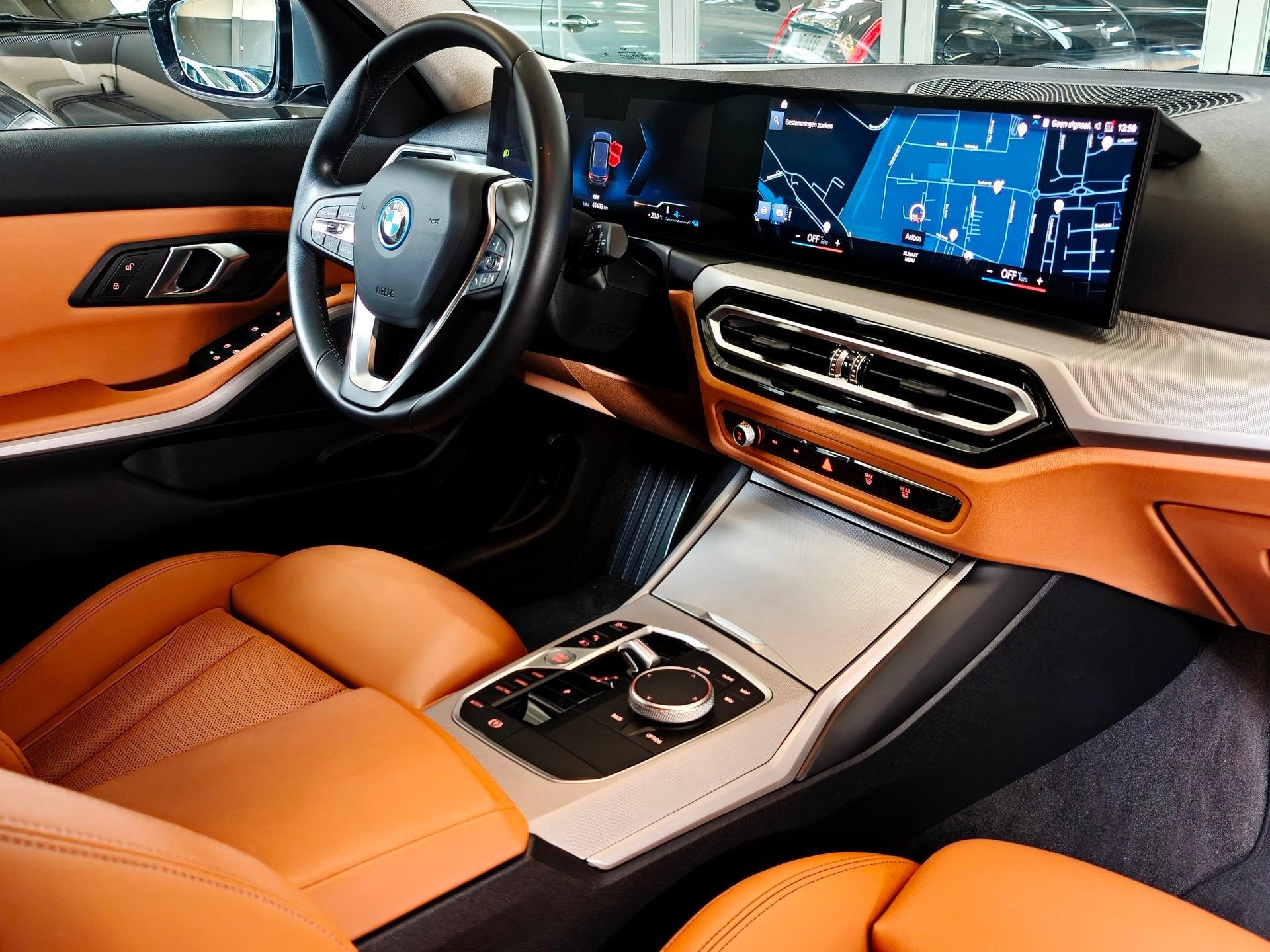 BMW 3-serie Touring 320e Cognac Leder - Dealer onderhouden, Gebruikt, Euro 6, 4 cilinders, 163 pk
