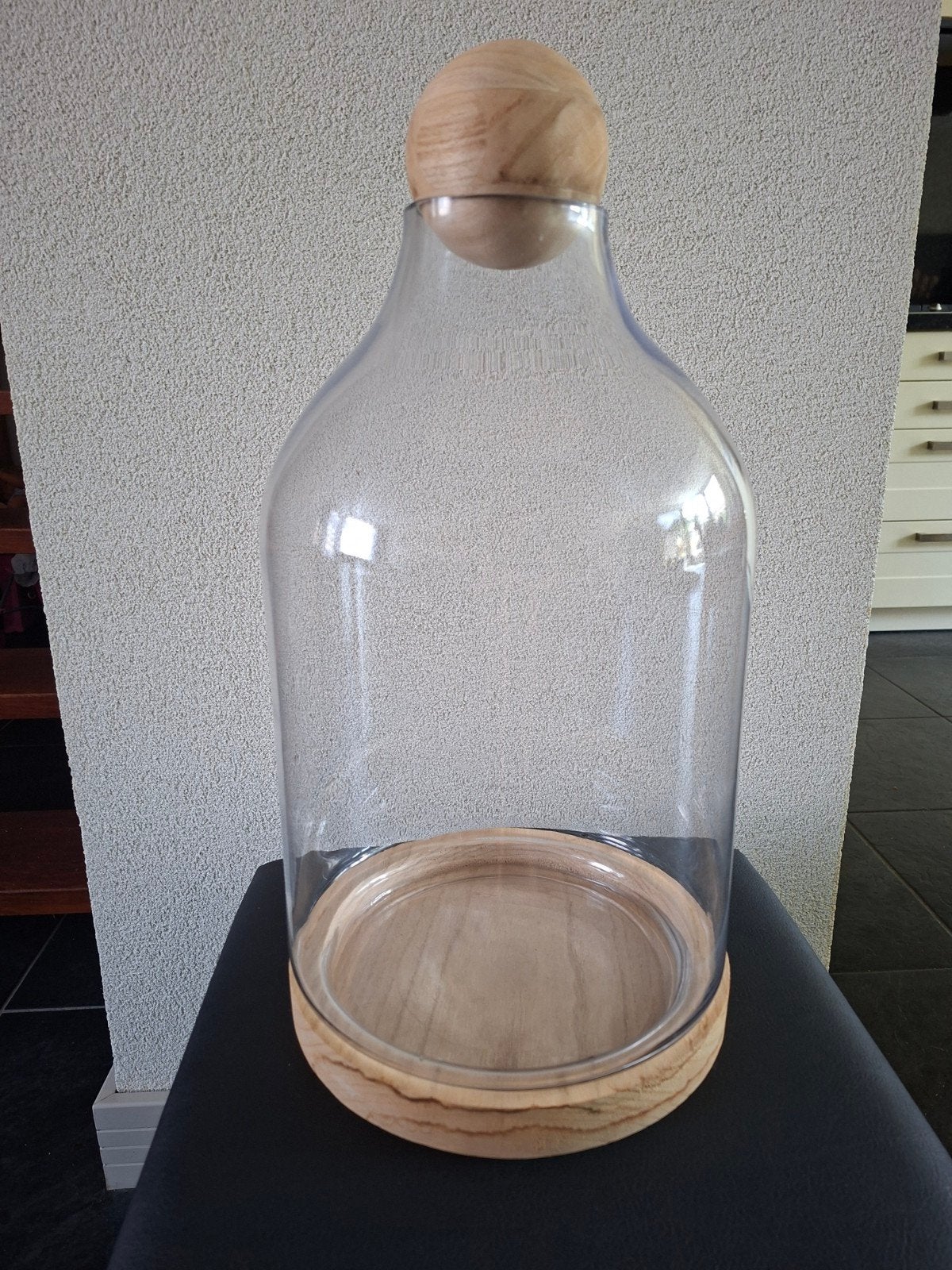 glazen stolp, Glas, Ophalen, Zo goed als nieuw