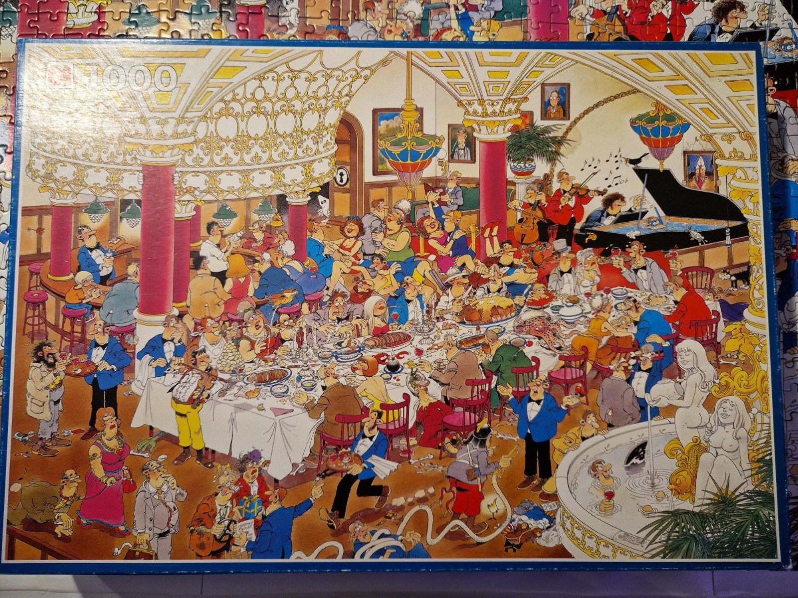 Jan van Haasteren puzzel 1000 stukjes, Ophalen of Verzenden, 500 t/m 1500 stukjes, Gebruikt