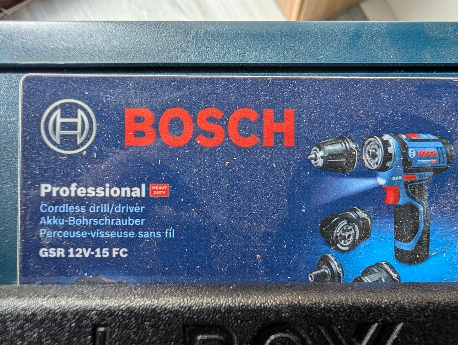 Bosch GSR 12V-15 FC Accuboormachine met UK lader, Ophalen of Verzenden, Zo goed als nieuw, Boor- en Schroefmachine