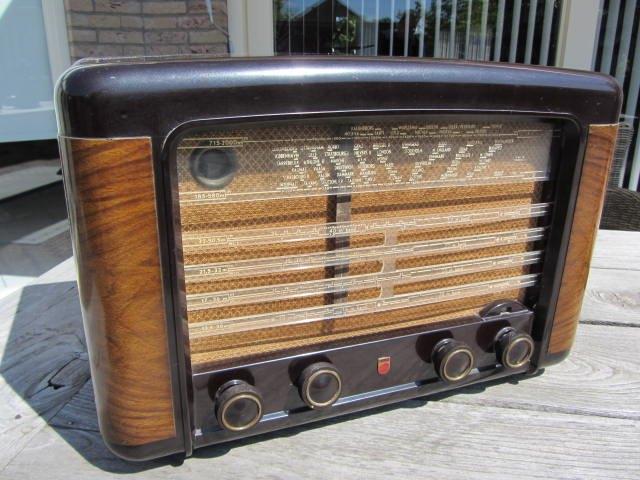 Buizenradio Philip BX490, Antiek en Kunst, Ophalen of Verzenden