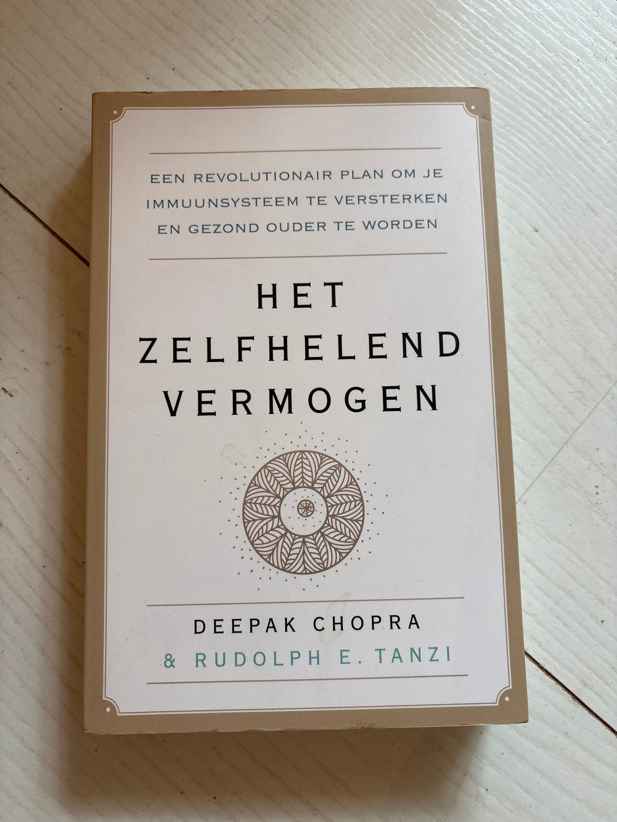 Het Zelfhelend Vermogen - Deepak Chopra & Rudolph E. Tanzi, Ophalen of Verzenden, Zo goed als nieuw, Gezondheid en Conditie