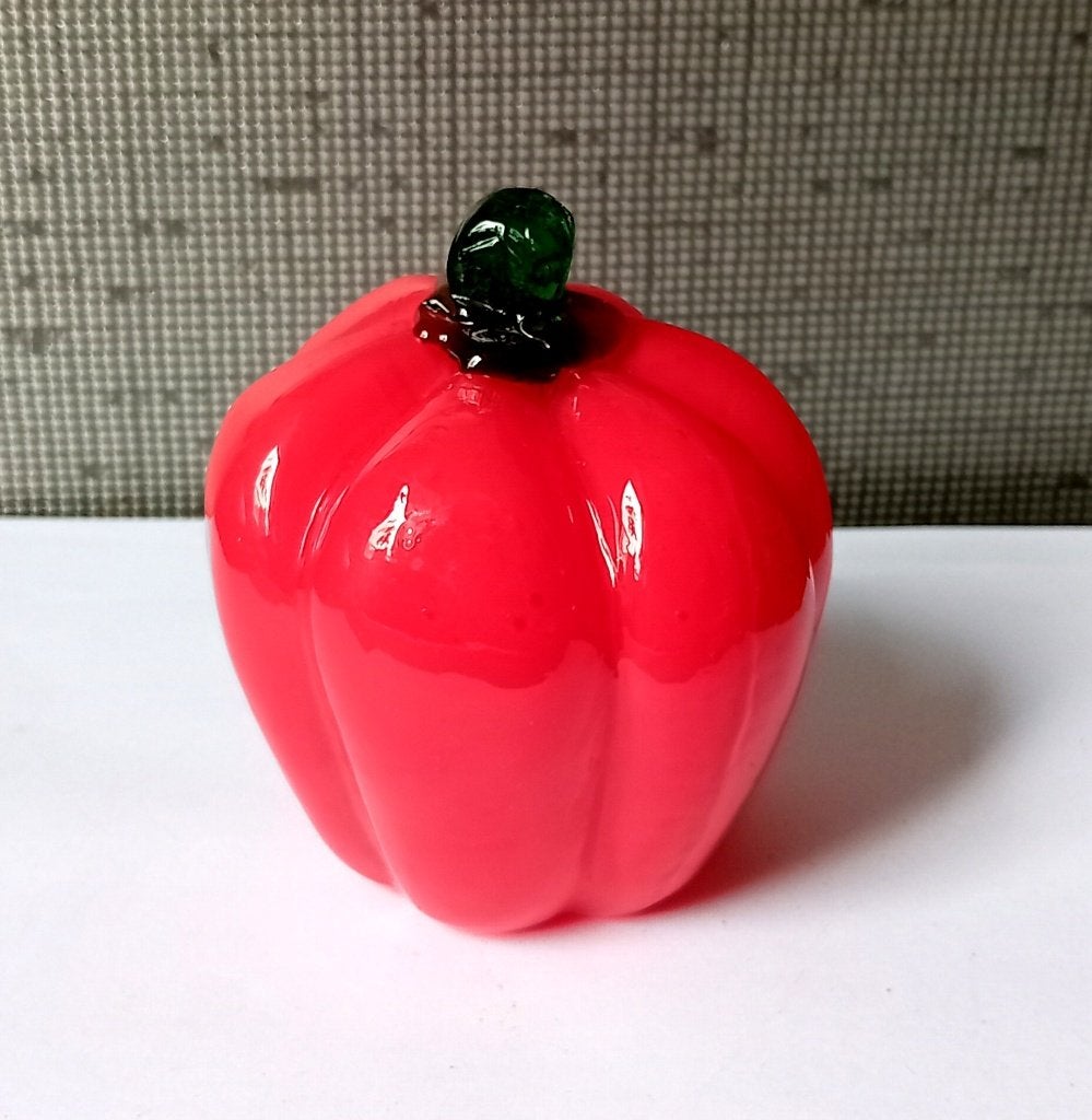 glazen rood peper, Antiek en Kunst, Verzenden