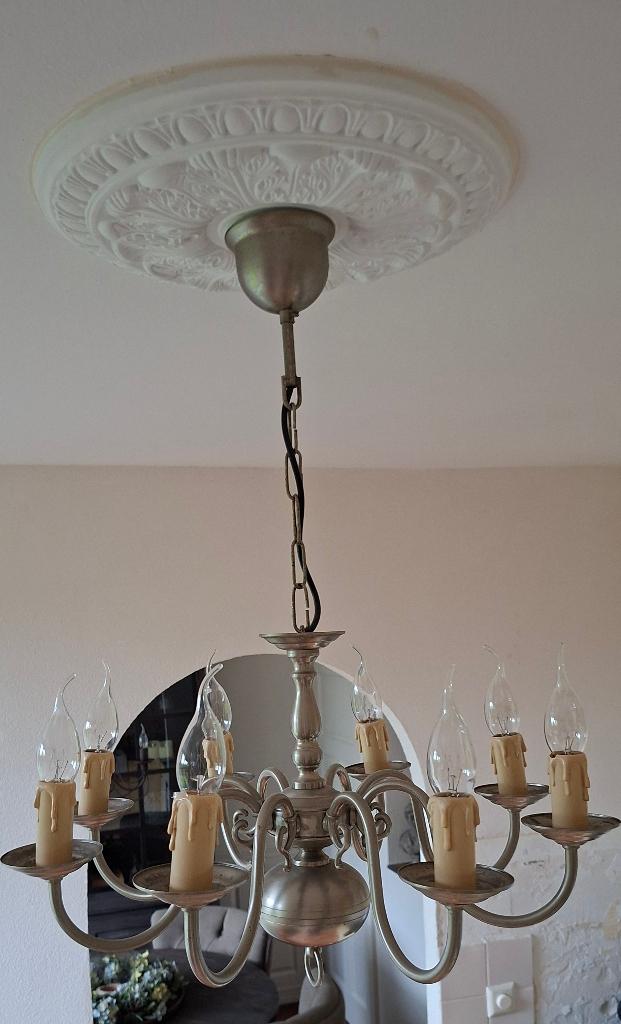 Kroonluchter, Huis en Inrichting, Lampen | Kroonluchters, Ophalen, Gebruikt, Metaal
