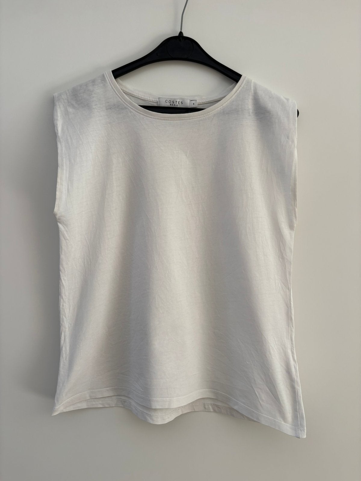 Wit shirt | Costes maat S | boxy tee | basic, Kleding | Dames, Ophalen of Verzenden, Zo goed als nieuw, Wit, Korte mouw