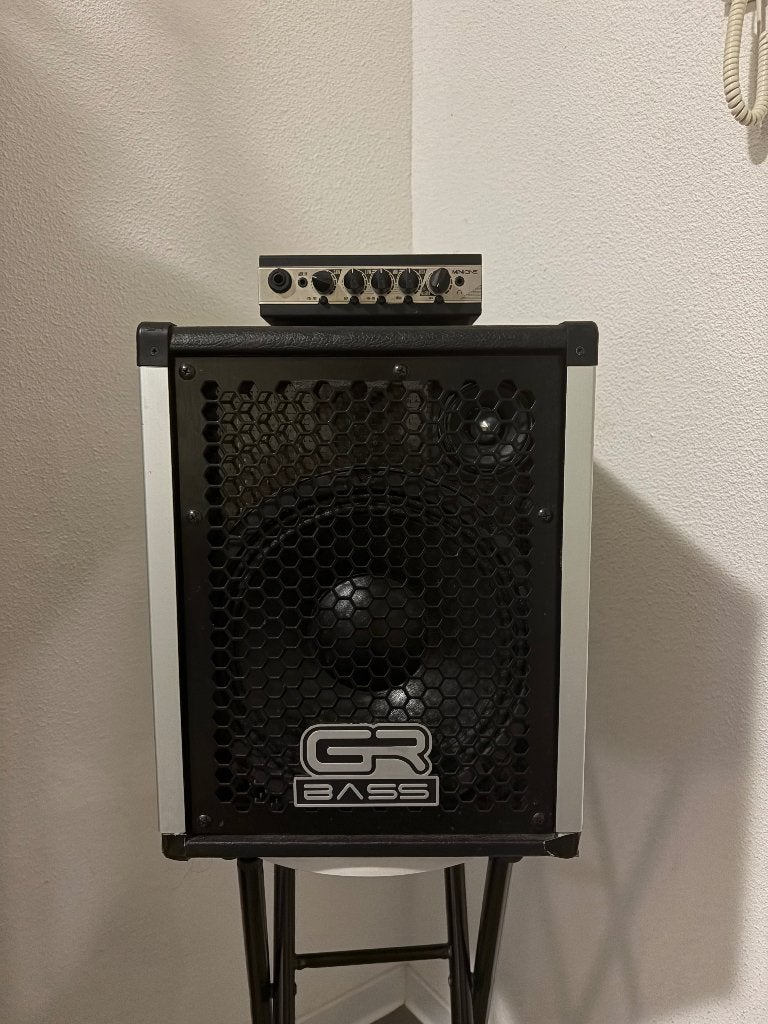 GR Bass Mini ONE Amp Head + AT110 Cabinet, Muziek en Instrumenten, Versterkers | Bas en Gitaar, Ophalen, Gebruikt, Basgitaar, 100 watt of meer