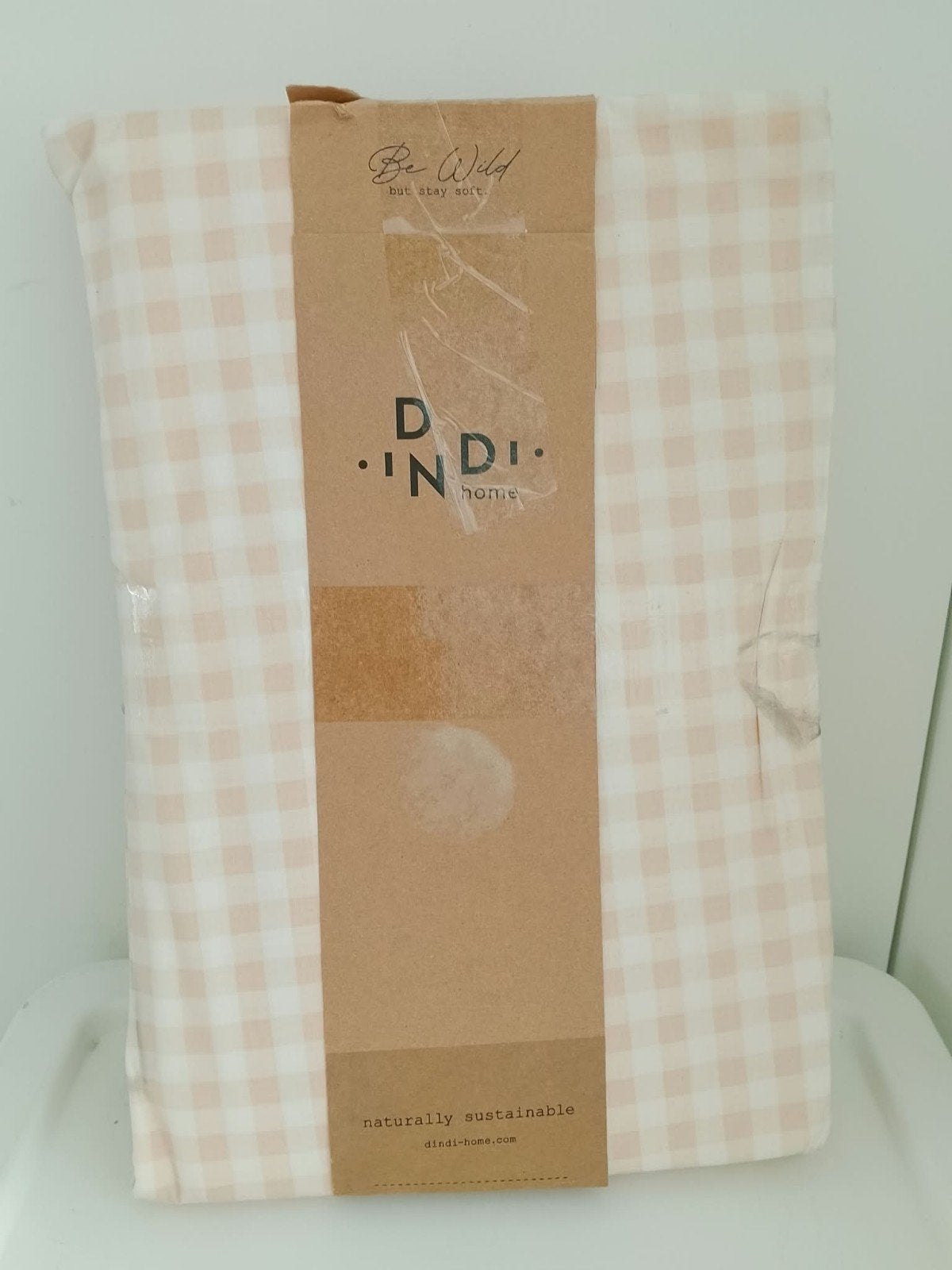 Nieuw Dindi Home Dekbedovertrek 140x240 - Sinterklaas/Kerst, Eenpersoons, Beige, Dekbedovertrek, Katoen