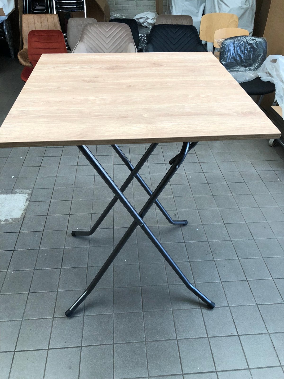 Statafel staantafel inklapbaar vierkant rond, Ophalen, Nieuw